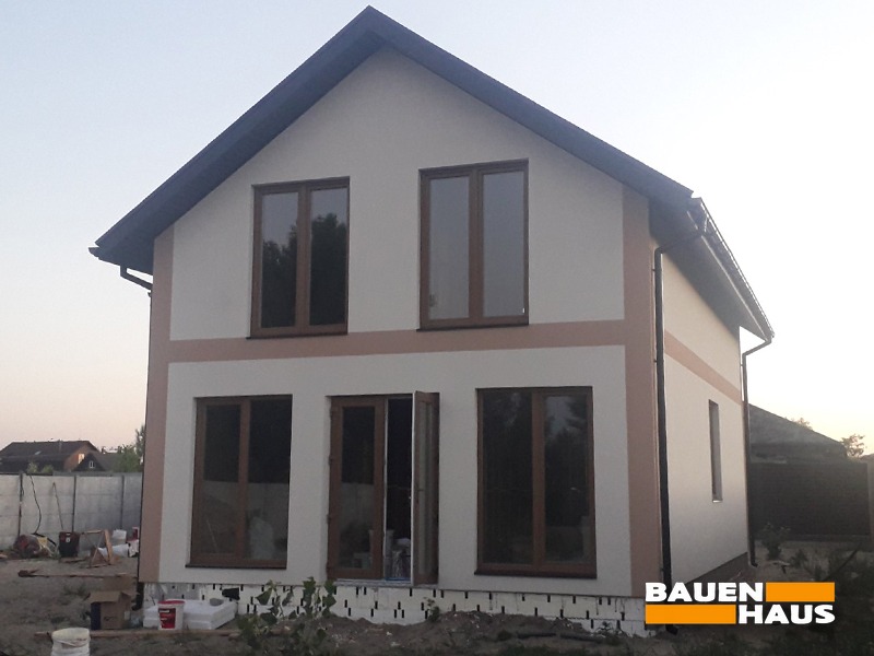 Мансардний СІП-будинок площею 122 м2 в Київській області Фото 1