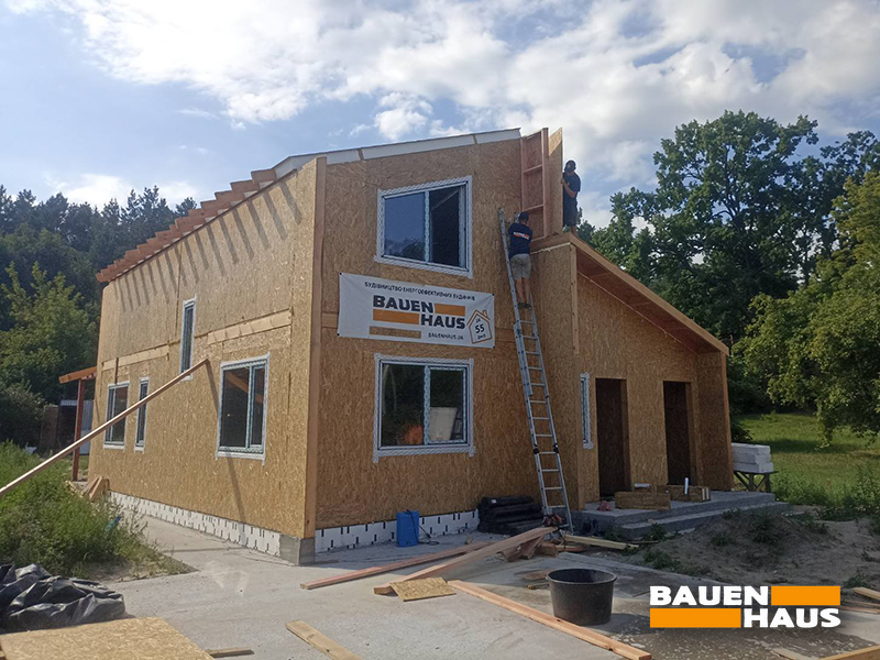 Завершили монтаж СІП-будинку 122 м2 в Київській області Фото 6