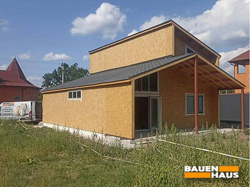 Завершили монтаж СІП-будинку 122 м2 в Київській області Фото 9