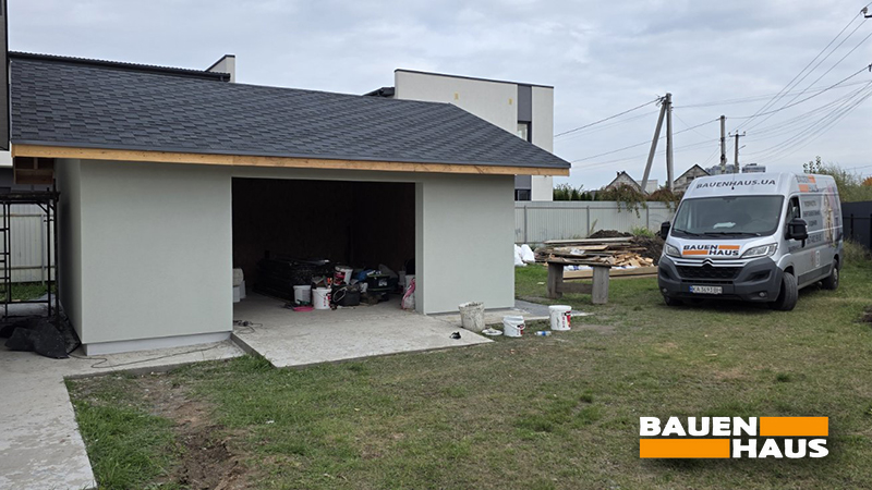 Побудували окремий гараж із СІП панелей у Київській області Фото 3