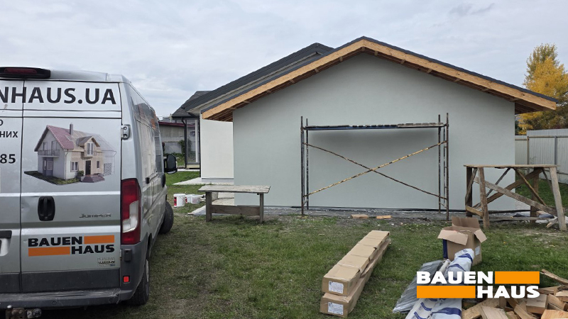 Побудували окремий гараж із СІП панелей у Київській області Фото 4