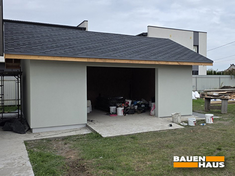 Побудували окремий гараж із СІП панелей у Київській області Фото Заставка