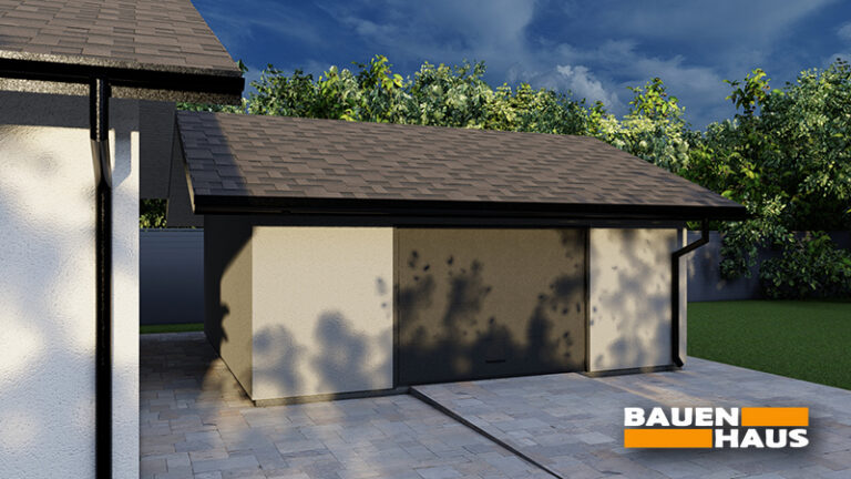 Побудували окремий гараж із СІП панелей у Київській області Візуалізація 1