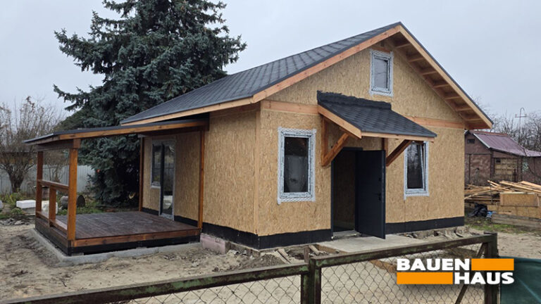 Завершили коробку та покрівлю СІП-будинку з терасою Фото 2