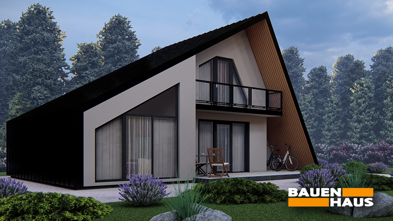 Проект A-frame – 89 м2 Візуалізація 2